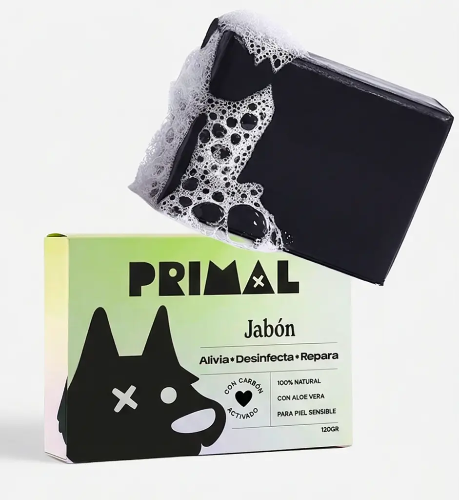 Jabón Natural con Carbón Activado